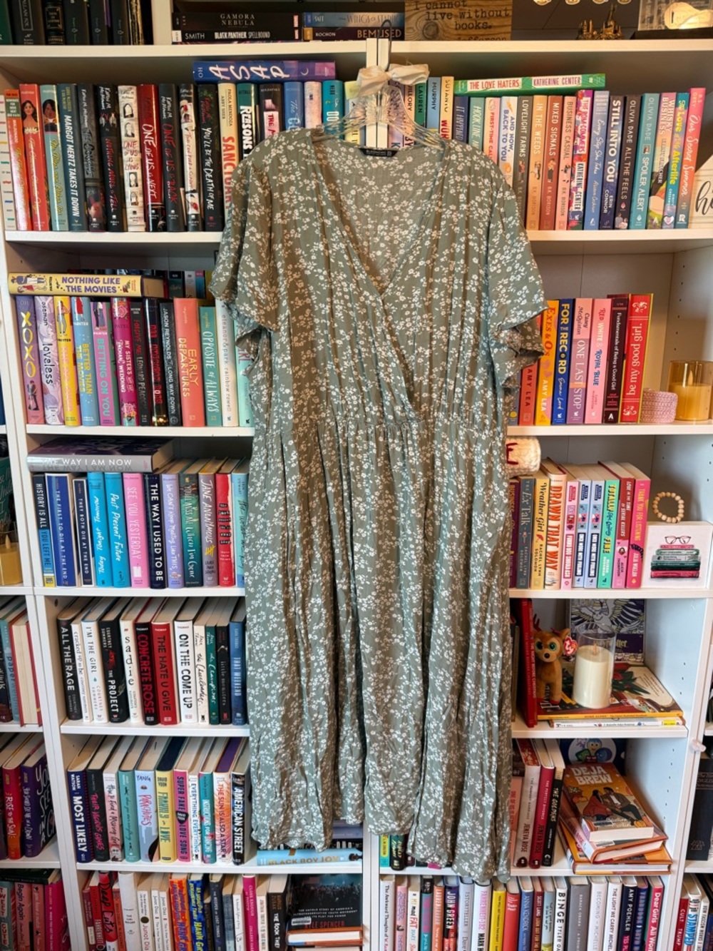 Bloomchic Bloom Dress - Flutter Sleeve Ditsy Floral Pocket Split - Size 26 - Picture 2 of 8